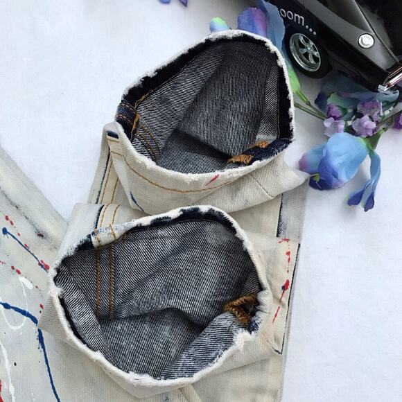 Heritage America NWT Light Wash Distressed Crop Jeans Women 6 *See Description* - Picture 10 of 13